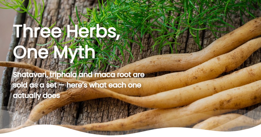 Shatavari, Triphala and Maca Root: Ayurvedic Herbs for Women's Health