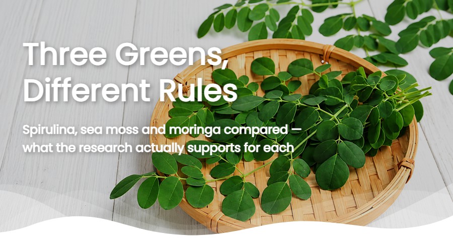 Spirulina, Sea Moss and Moringa: Are Greens Powders Worth It?